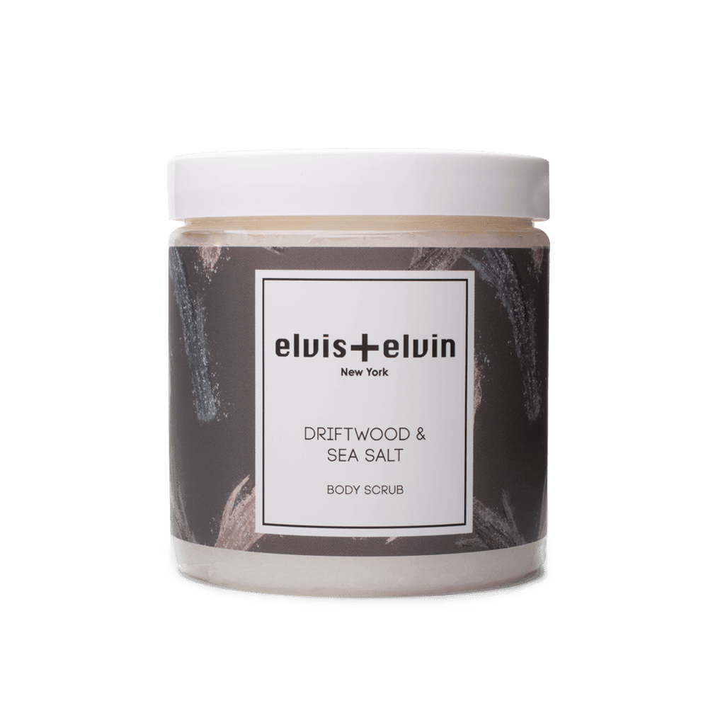 elvis+elvin Driftwood & Sea Salt Body Scrub with Dead Sea Salt 300ml