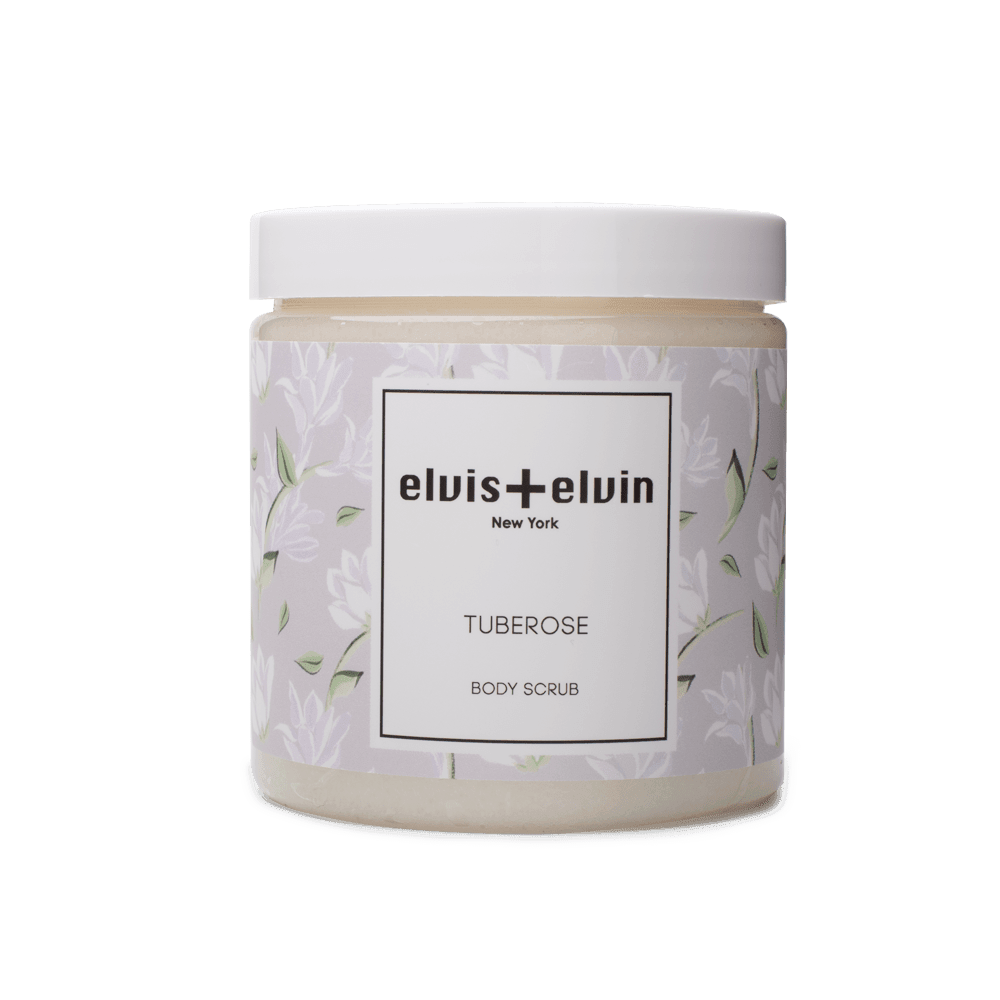 elvis+elvin Tuberose Body Scrub with Dead Sea Salt 300ml