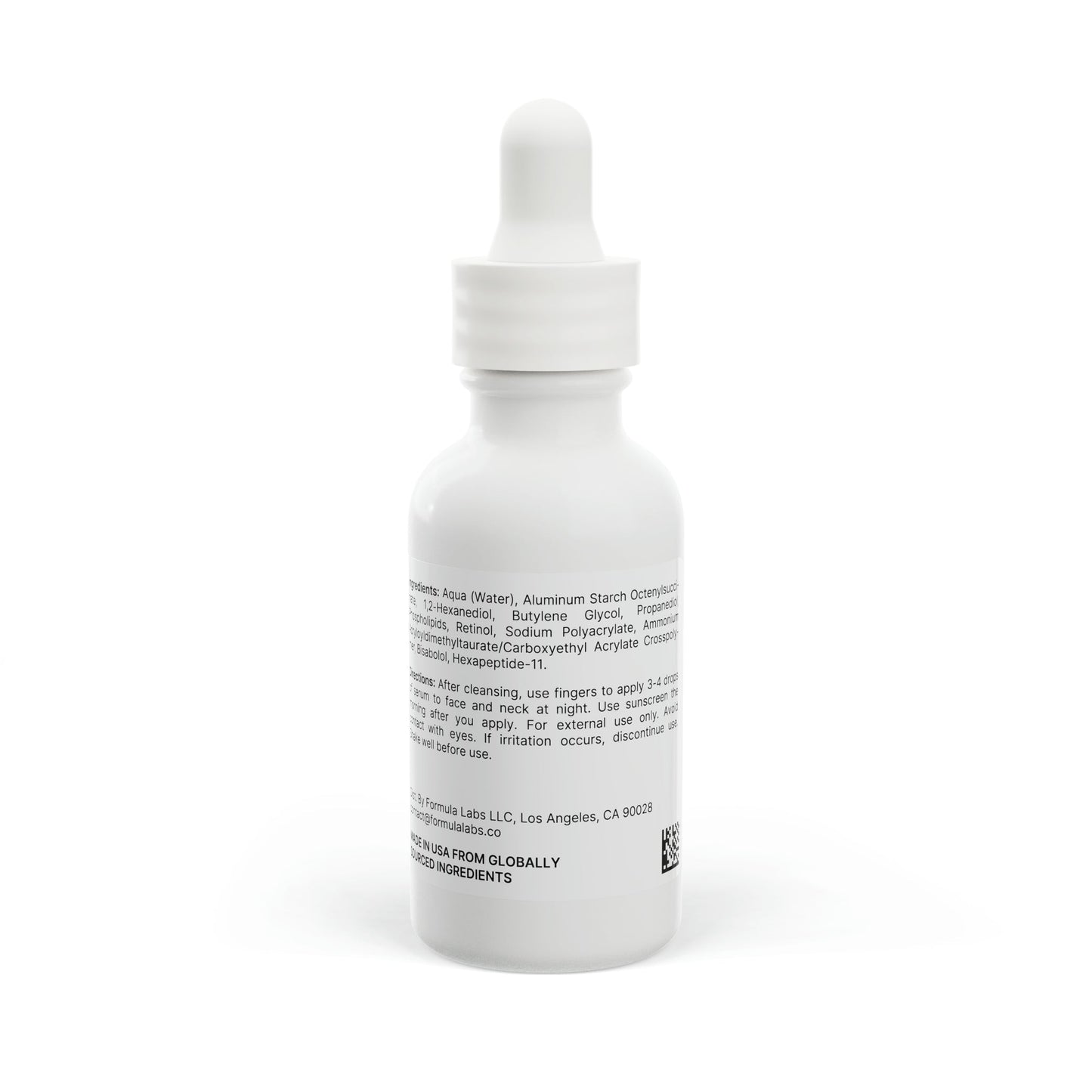 Retinol and Peptide Rejuvenating Face Serum, 1oz Lotus