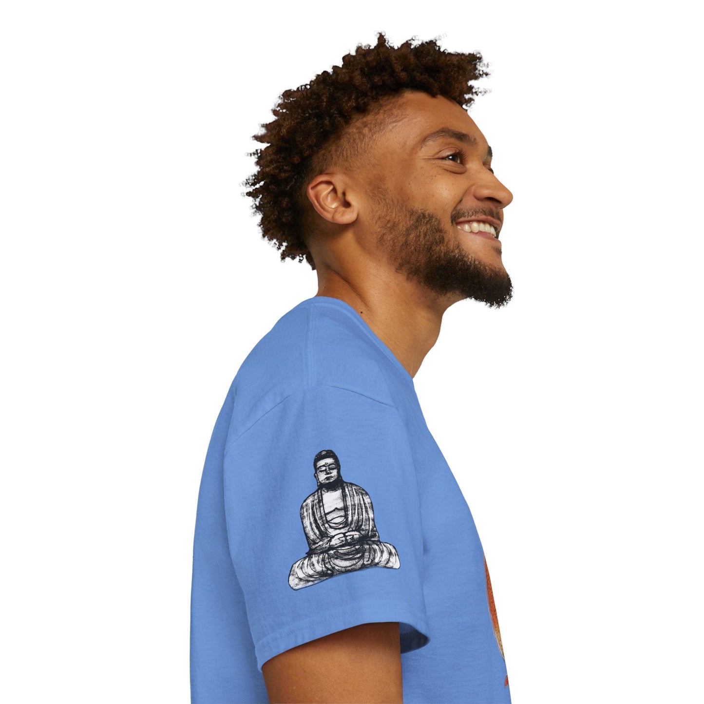 Fine Art Buddha Oil Paint Print Unisex Ultra Cotton Tee