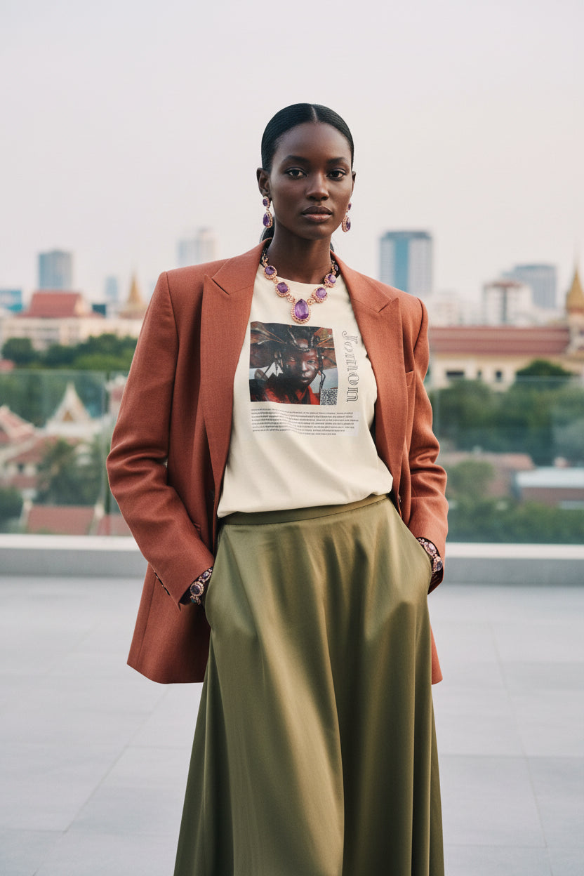 Jomon Aziza & Fae Unisex Heavy Cotton Tee