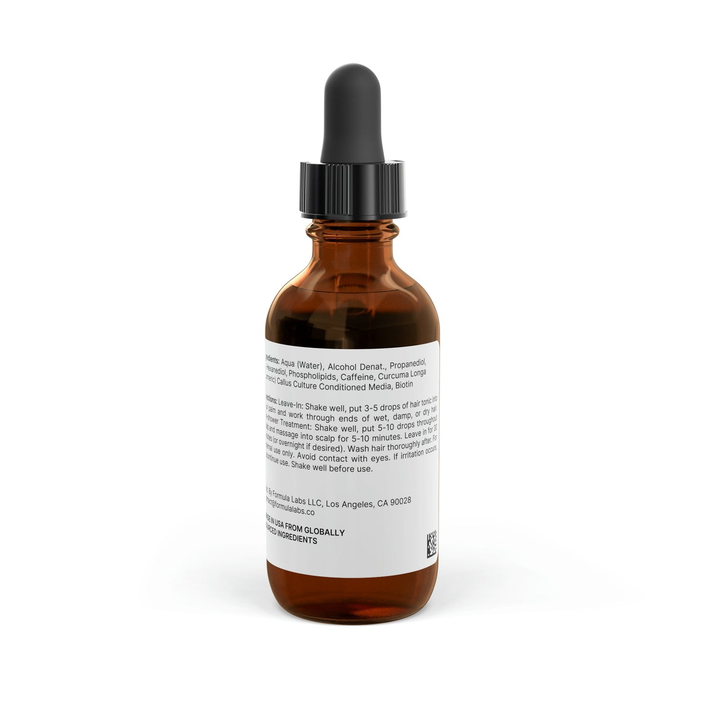 Biotin, Tumeric and Caffeine Hair Growth Tonic, 2oz Mermaid