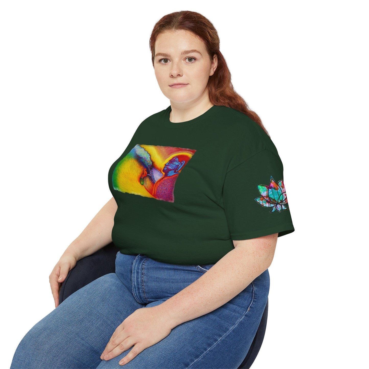 Surf is My Buddha Tablet Print Unisex Ultra Cotton Tee