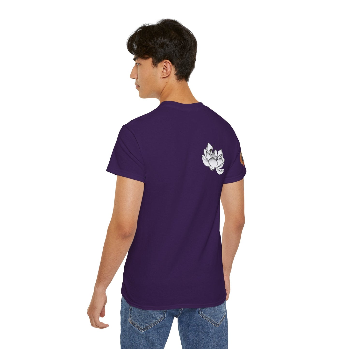 Fine Art Buddha Chalk Drawing Print Unisex Ultra Cotton Tee
