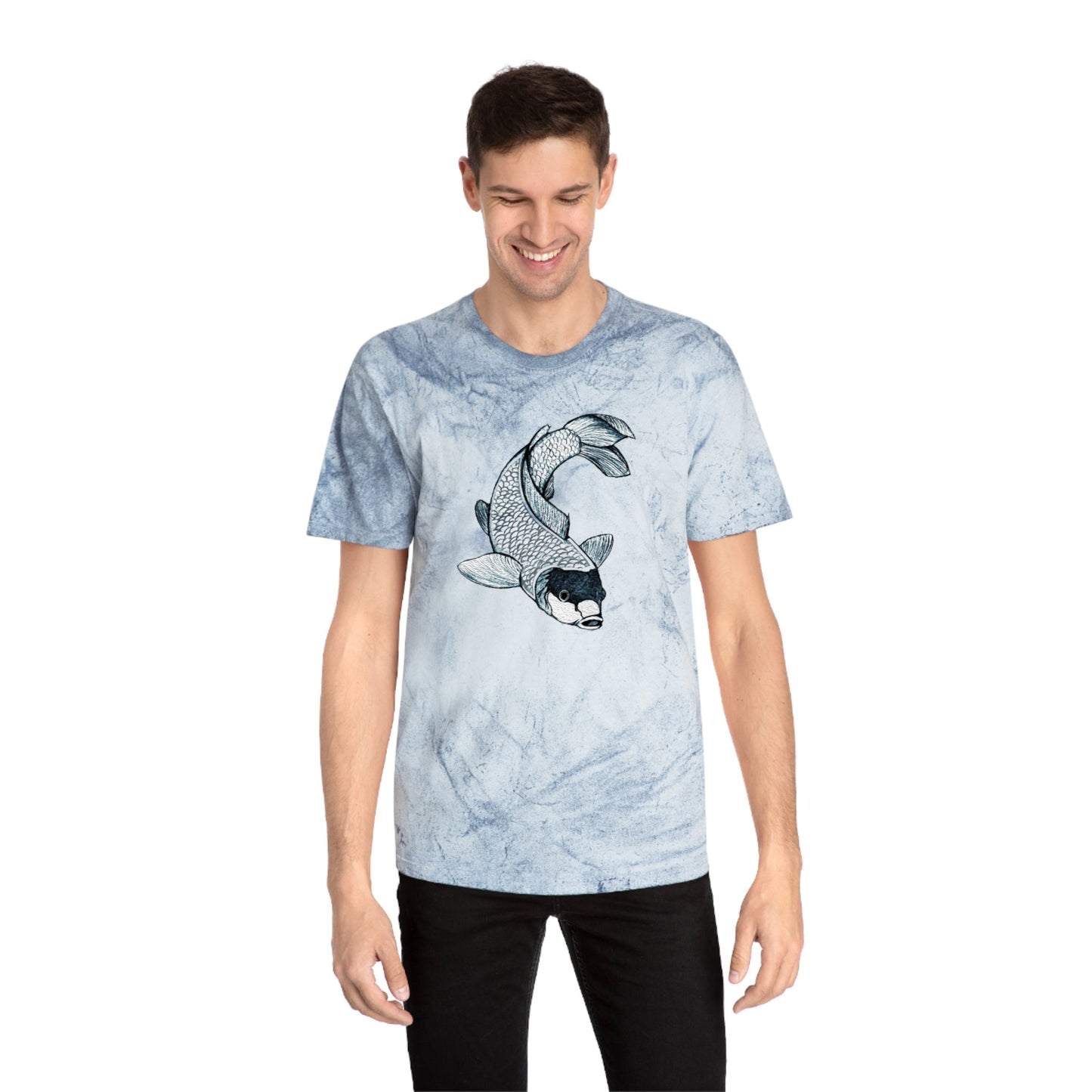 Japanese Koi Kanji Industrial Dye Premium T-Shirt
