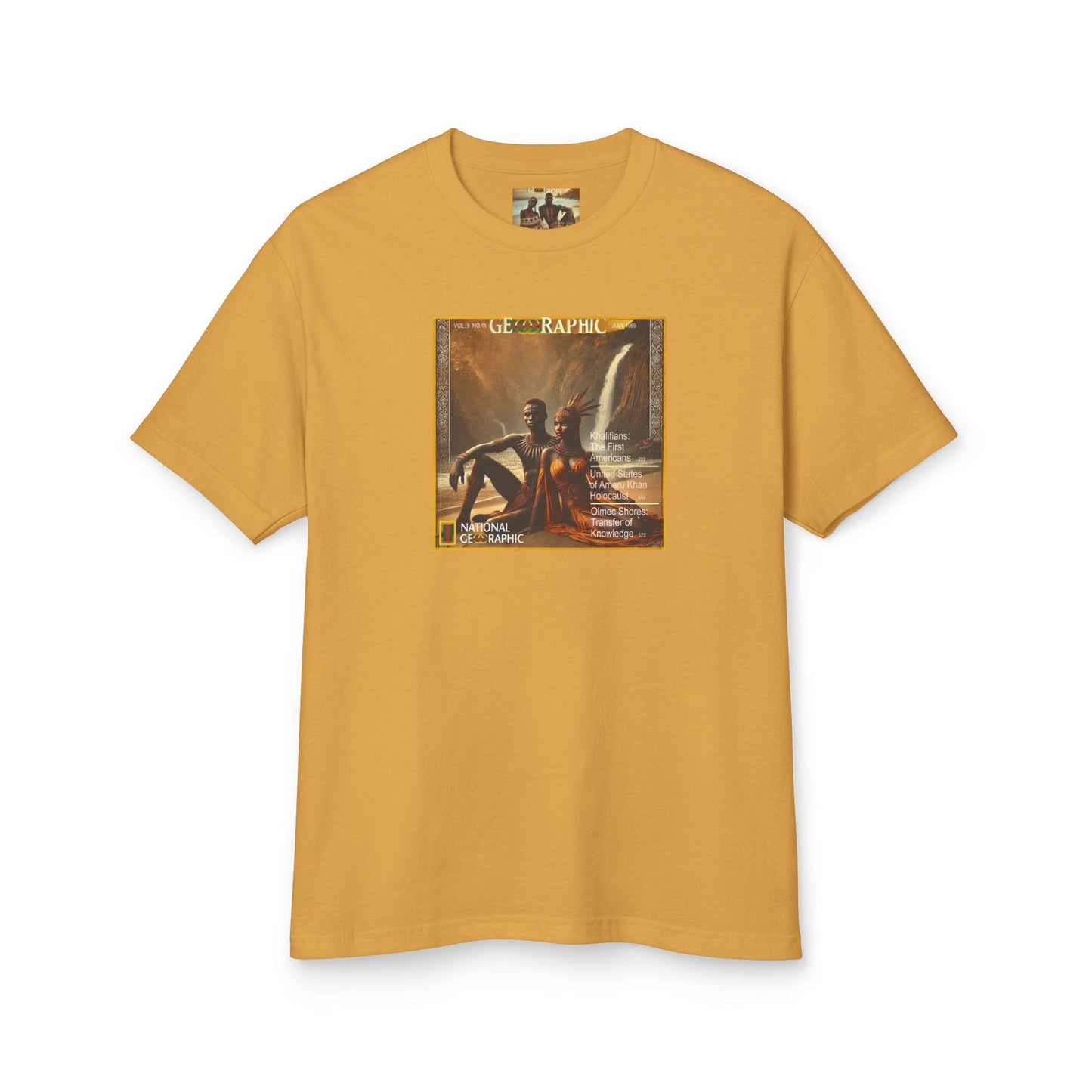 Choctaw Amaru Khan Aborigine Unisex Garment-Dyed Heavyweight Cotton Tee