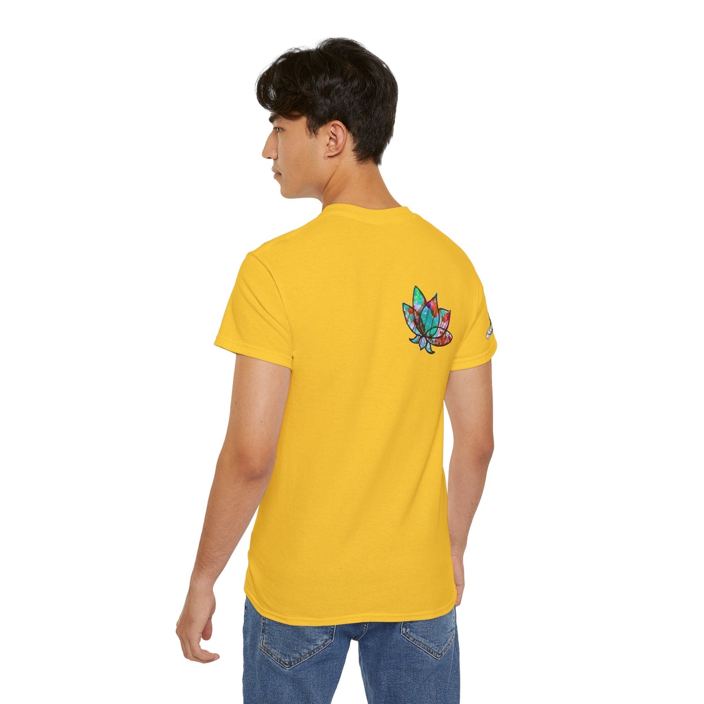 Fine Art Buddha Oil Paint Print Unisex Ultra Cotton Tee