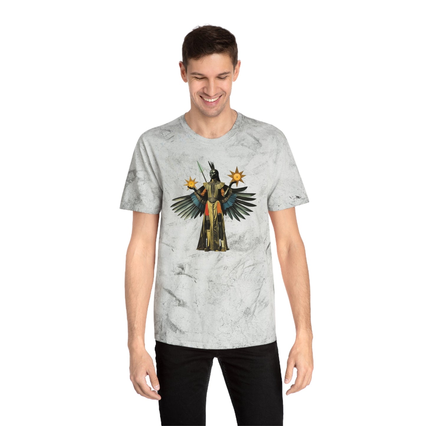 Amaru Khan Stars Unisex Color Blast T-Shirt
