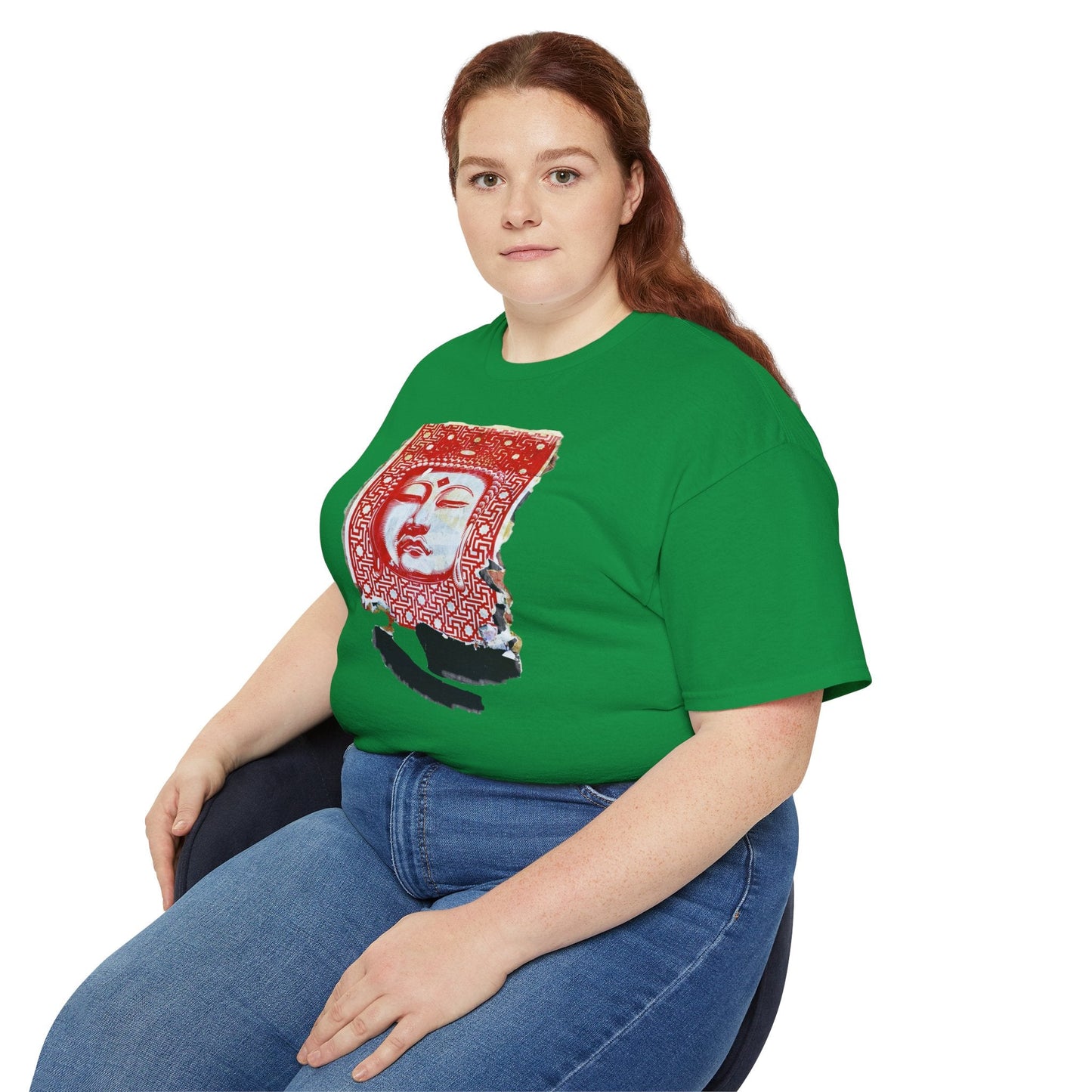 Fine Art Buddha Tablet Print Unisex Ultra Cotton Tee