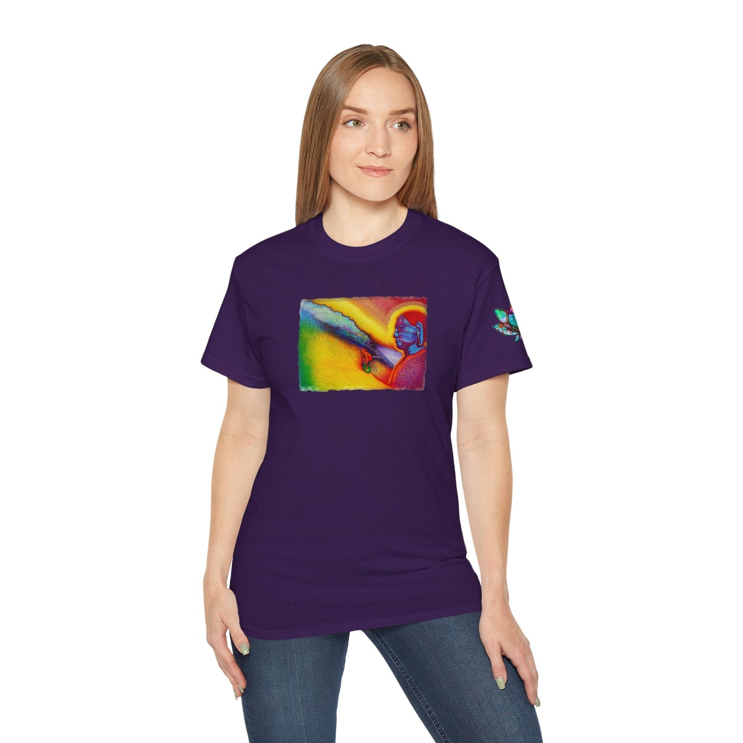 Surf is My Buddha Tablet Print Unisex Ultra Cotton Tee