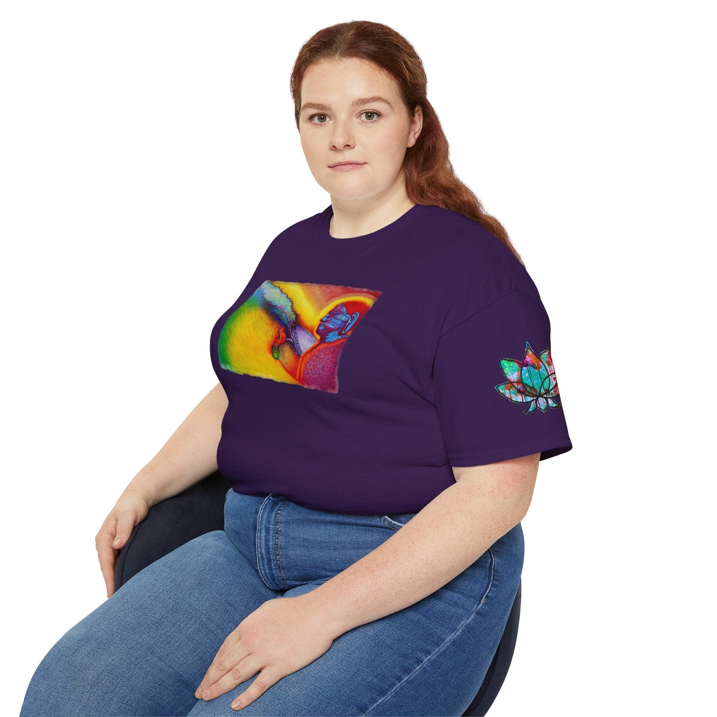 Surf is My Buddha Tablet Print Unisex Ultra Cotton Tee