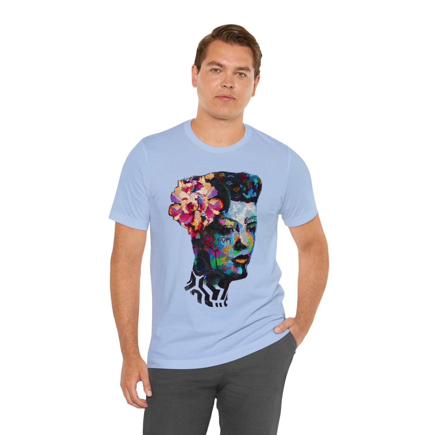 Billie Radical Unisex High End Cotton Short Sleeve Tee HUE+MAN Collective