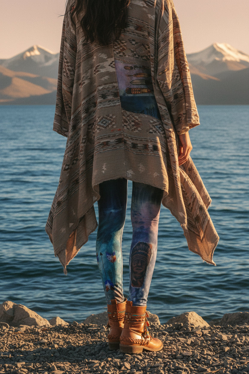 Founding Feathers High Waisted Leggings