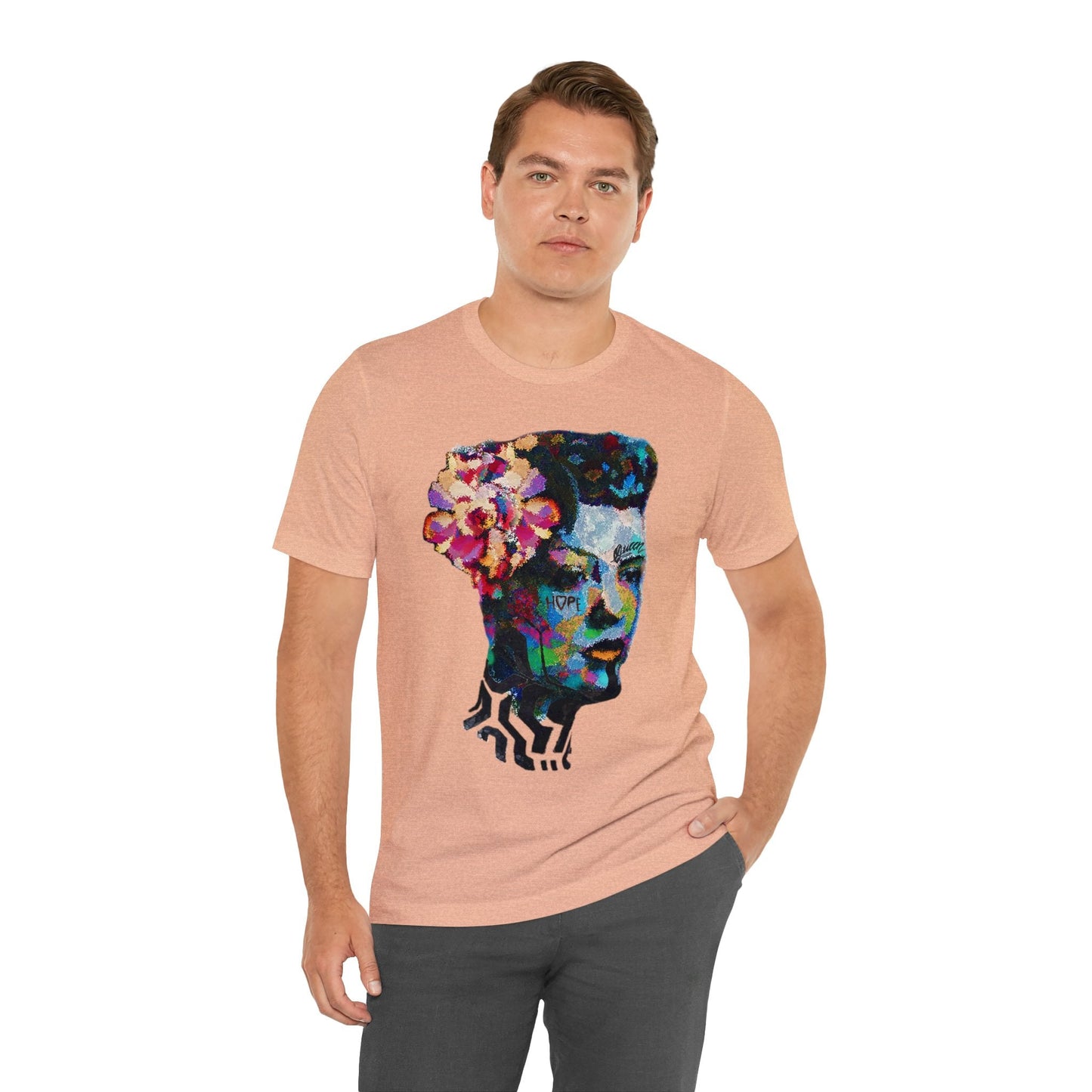 Billie Radical Unisex High End Cotton Short Sleeve Tee HUE+MAN Collective