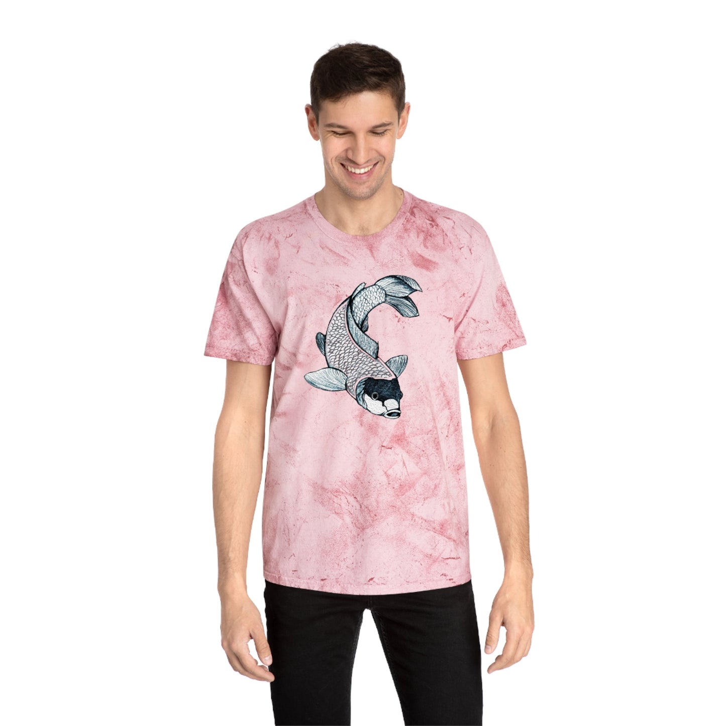 Japanese Koi Kanji Industrial Dye Premium T-Shirt