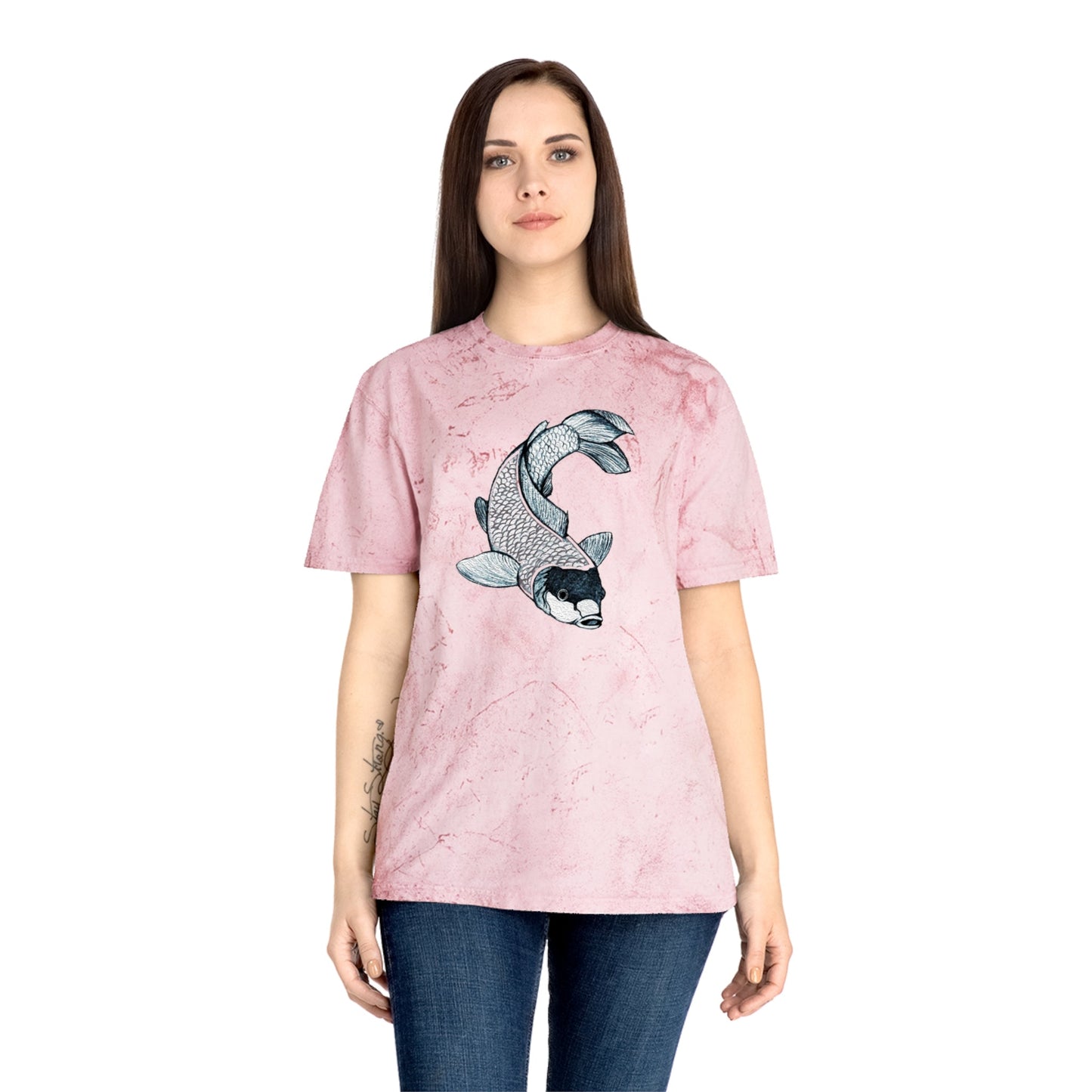 Japanese Koi Kanji Industrial Dye Premium T-Shirt