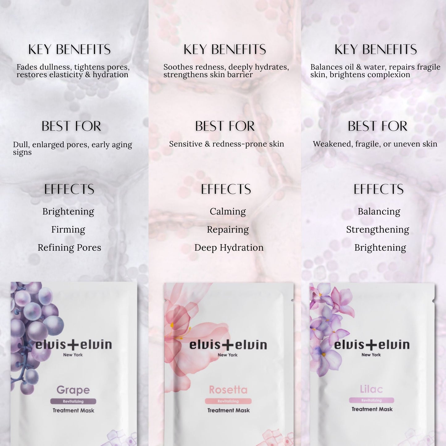 elvis+elvin Rose Revitalizing Treatment Mask 3.0
