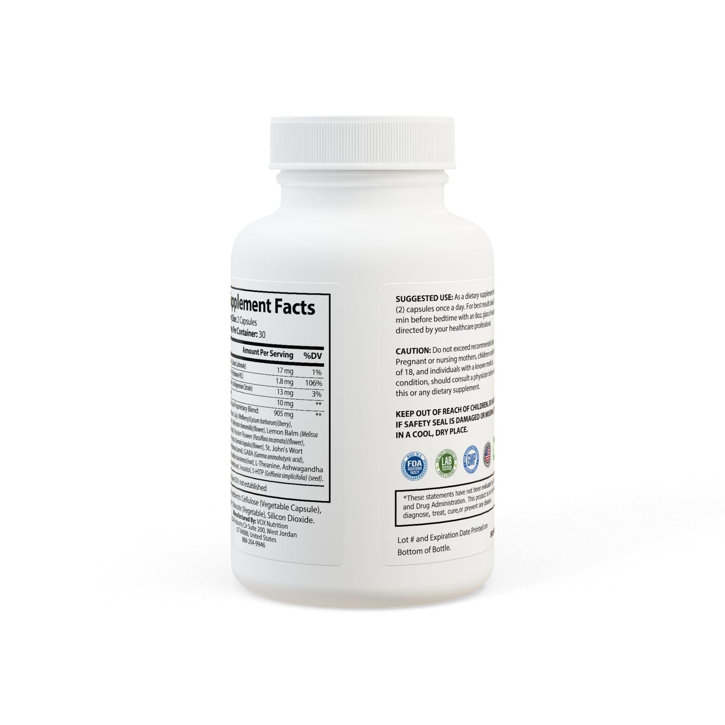 Aziza & Fae Sleep Supplement (60 Capsules)