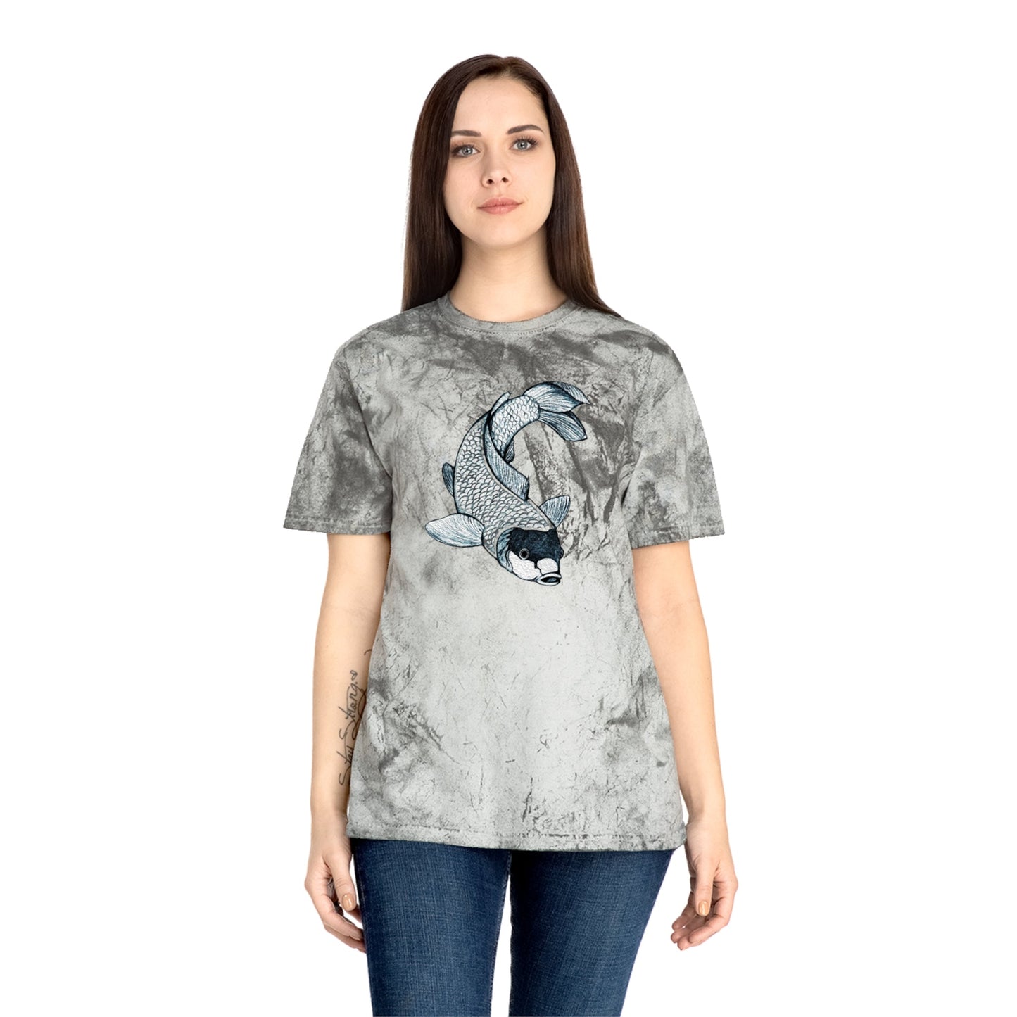 Japanese Koi Kanji Industrial Dye Premium T-Shirt