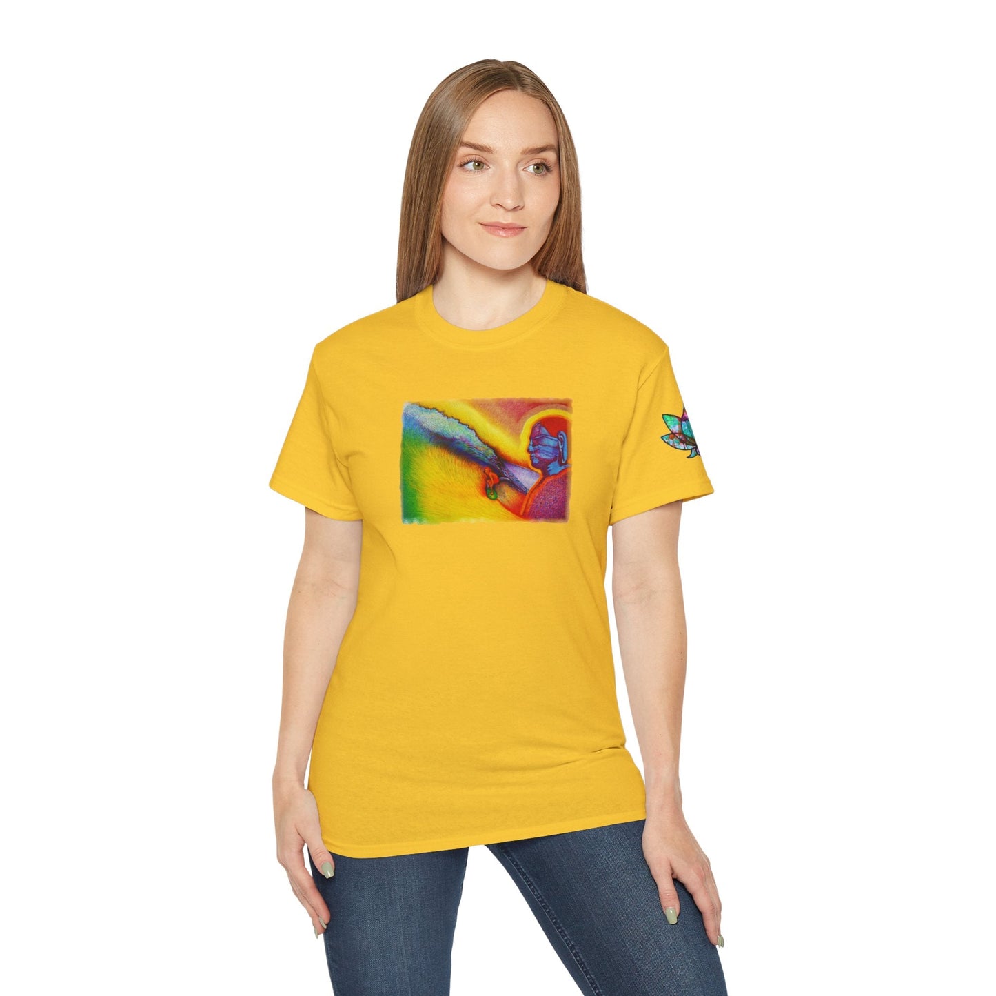 Surf is My Buddha Tablet Print Unisex Ultra Cotton Tee