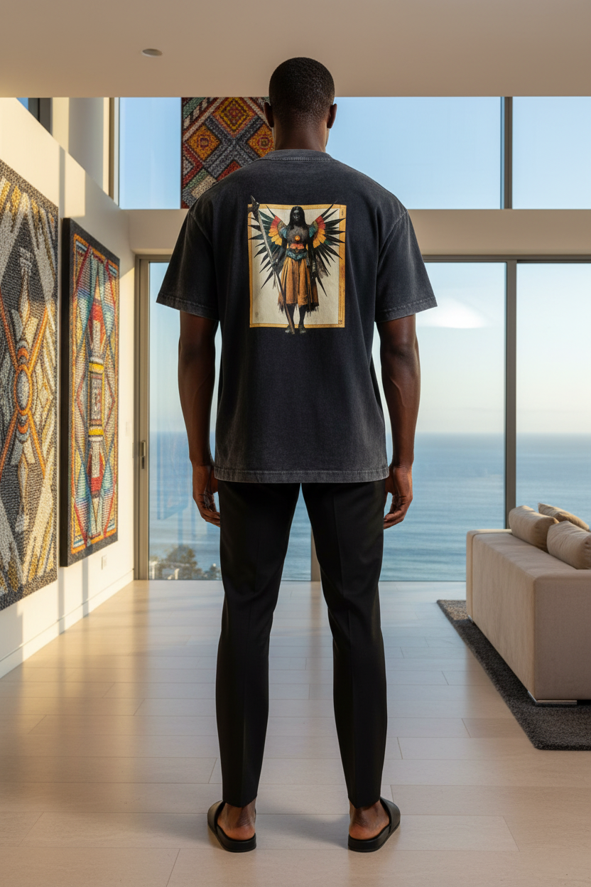 Amaru Khan Stars Reverse Dyed T-shirt