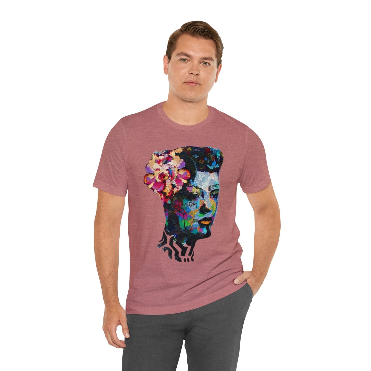 Billie Radical Unisex High End Cotton Short Sleeve Tee HUE+MAN Collective