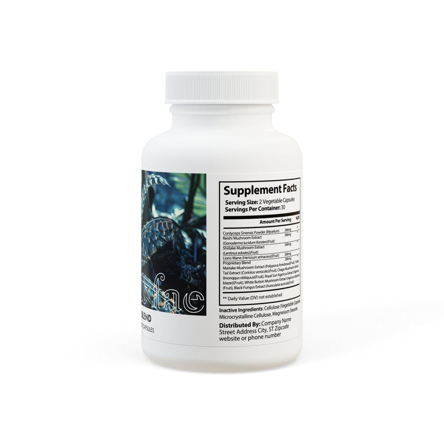 Aziza & Fae Mushroom Blend Supplement (60 Capsules)