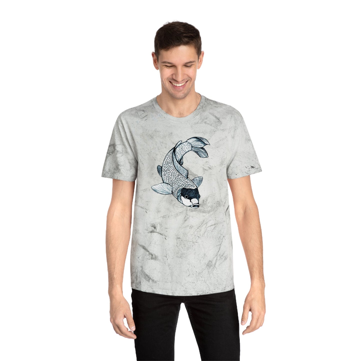 Japanese Koi Kanji Industrial Dye Premium T-Shirt