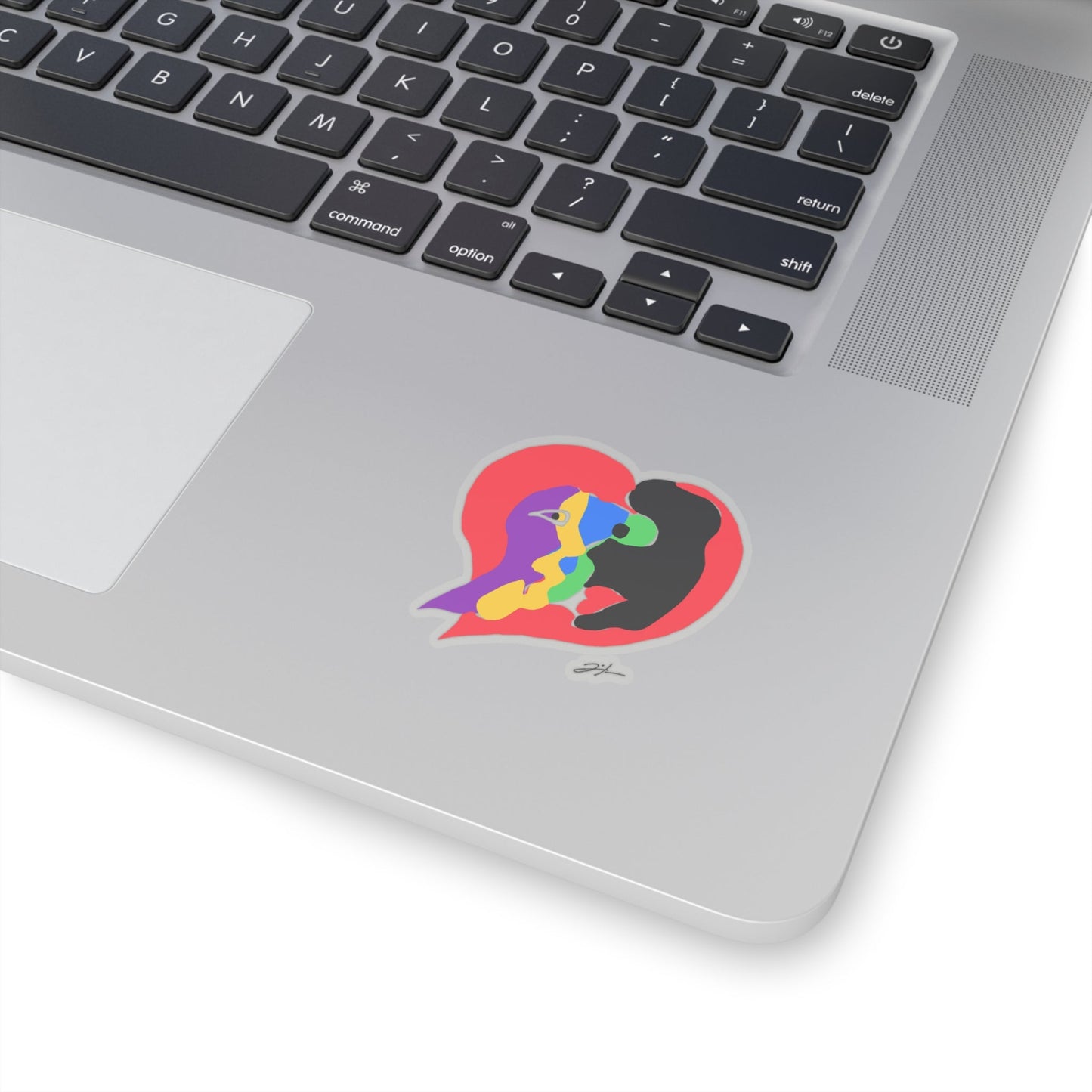 LA MANCHA HEART Stickers