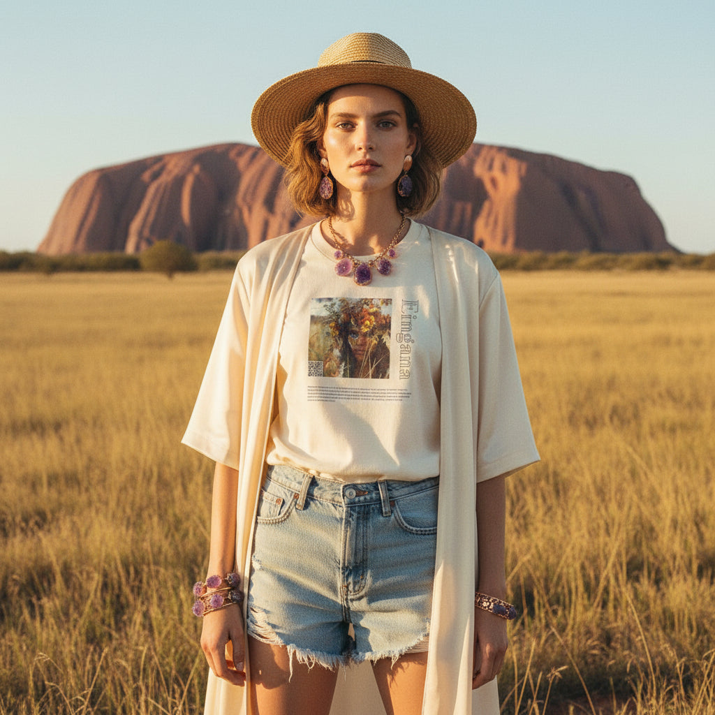 Eingana Aziza & Fae Unisex Heavy Cotton Tee