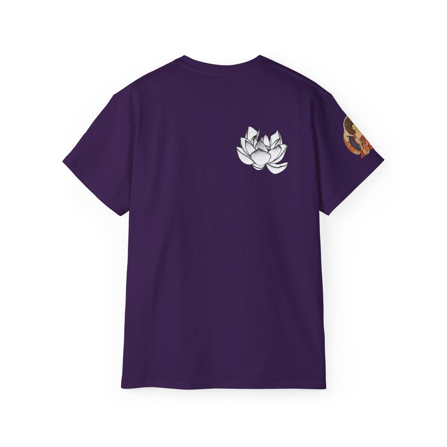 Fine Art Buddha Chalk Drawing Print Unisex Ultra Cotton Tee