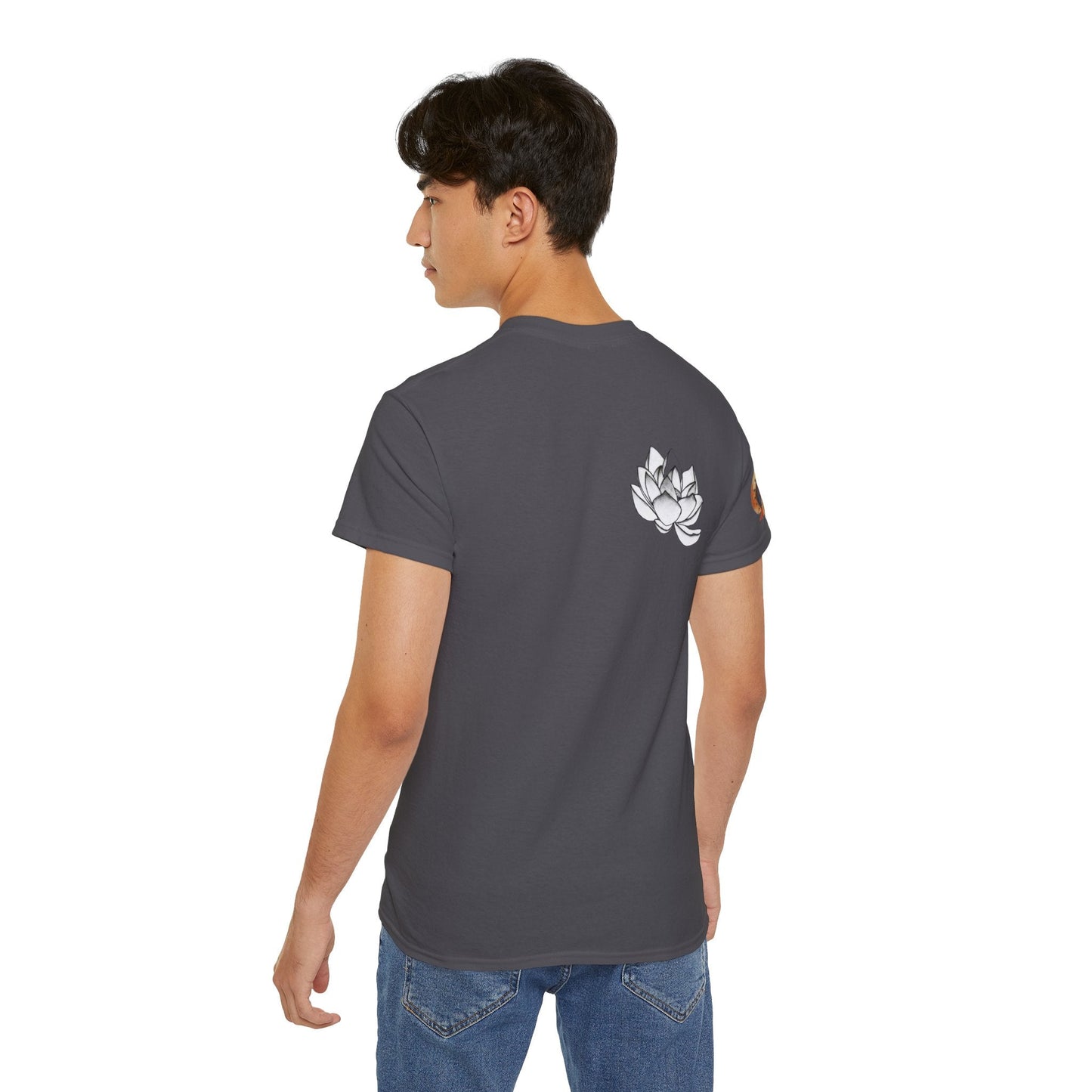 Fine Art Buddha Chalk Drawing Print Unisex Ultra Cotton Tee