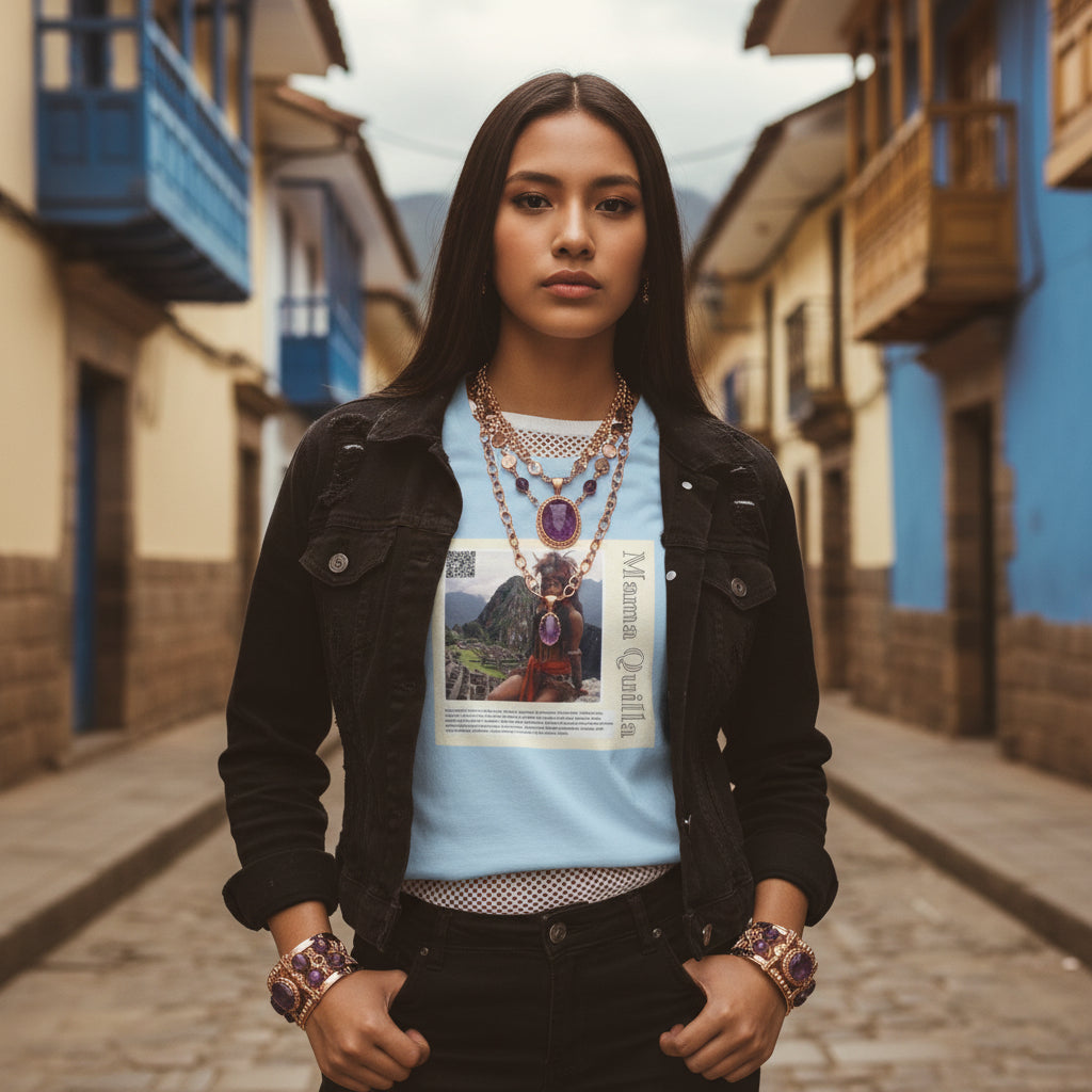 Mama Quilla Aziza & Fae Unisex Cotton T-Shirt