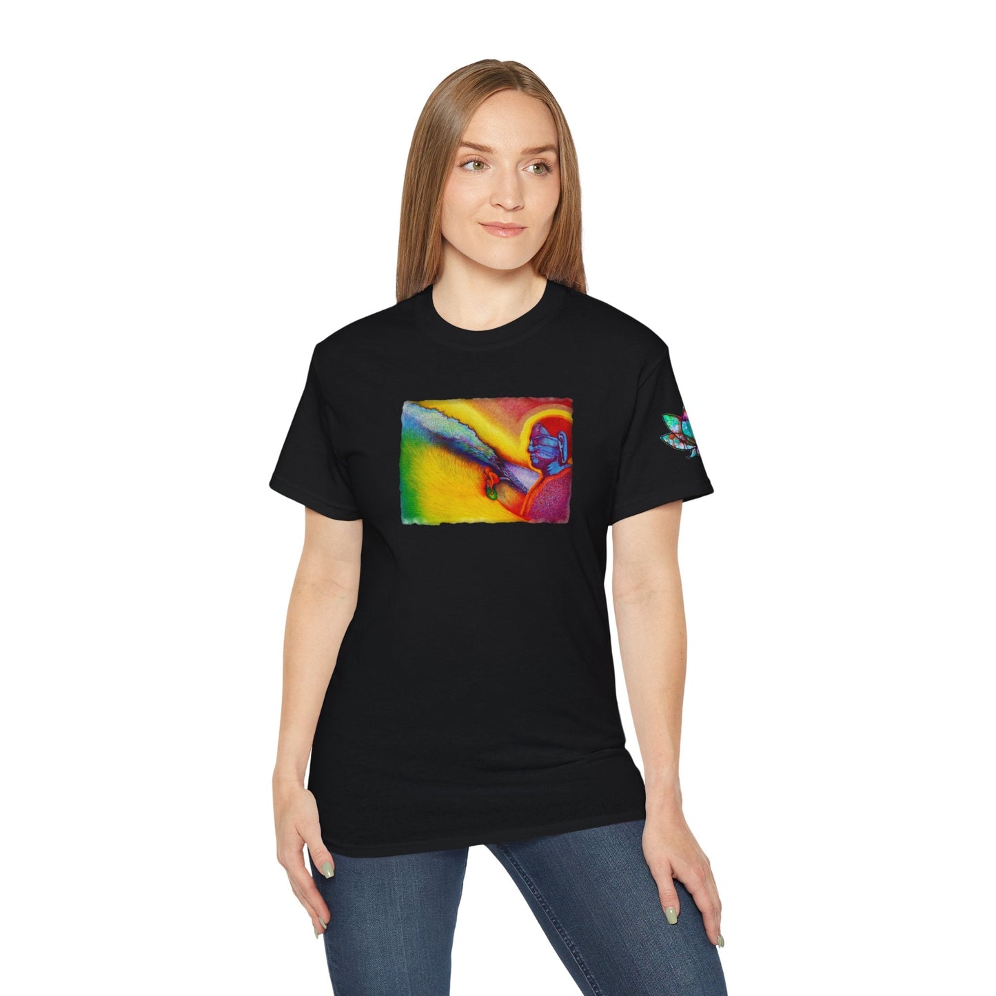 Surf is My Buddha Tablet Print Unisex Ultra Cotton Tee