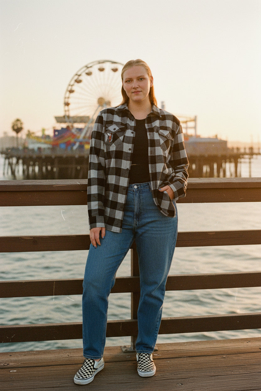 Love Pill & Chaser Unisex Flannel Shirt