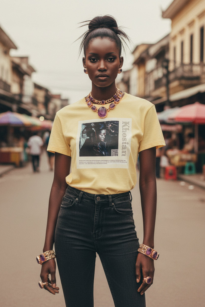 Khosian Aziza & Fae Unisex Heavy Cotton Tee
