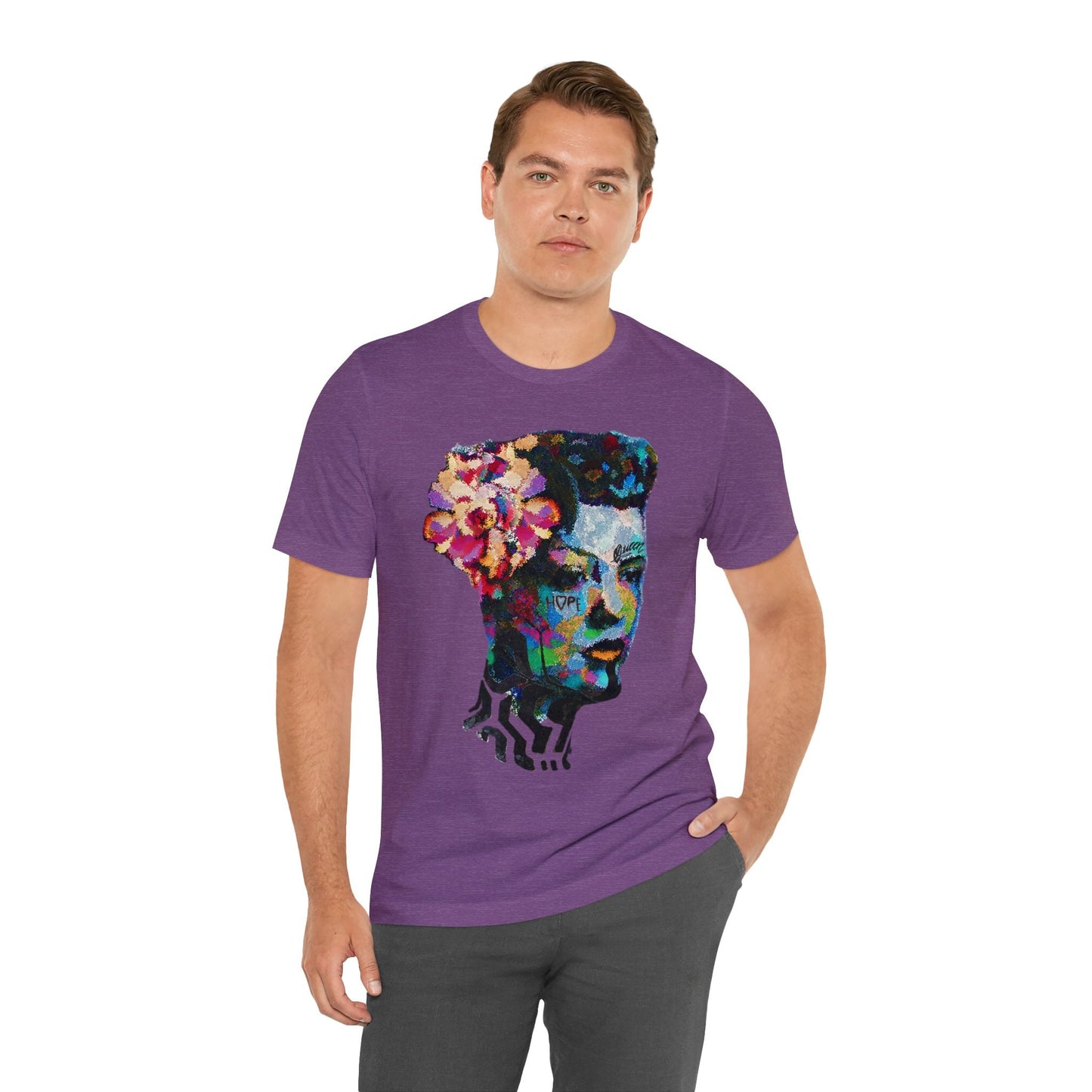 Billie Radical Unisex High End Cotton Short Sleeve Tee HUE+MAN Collective