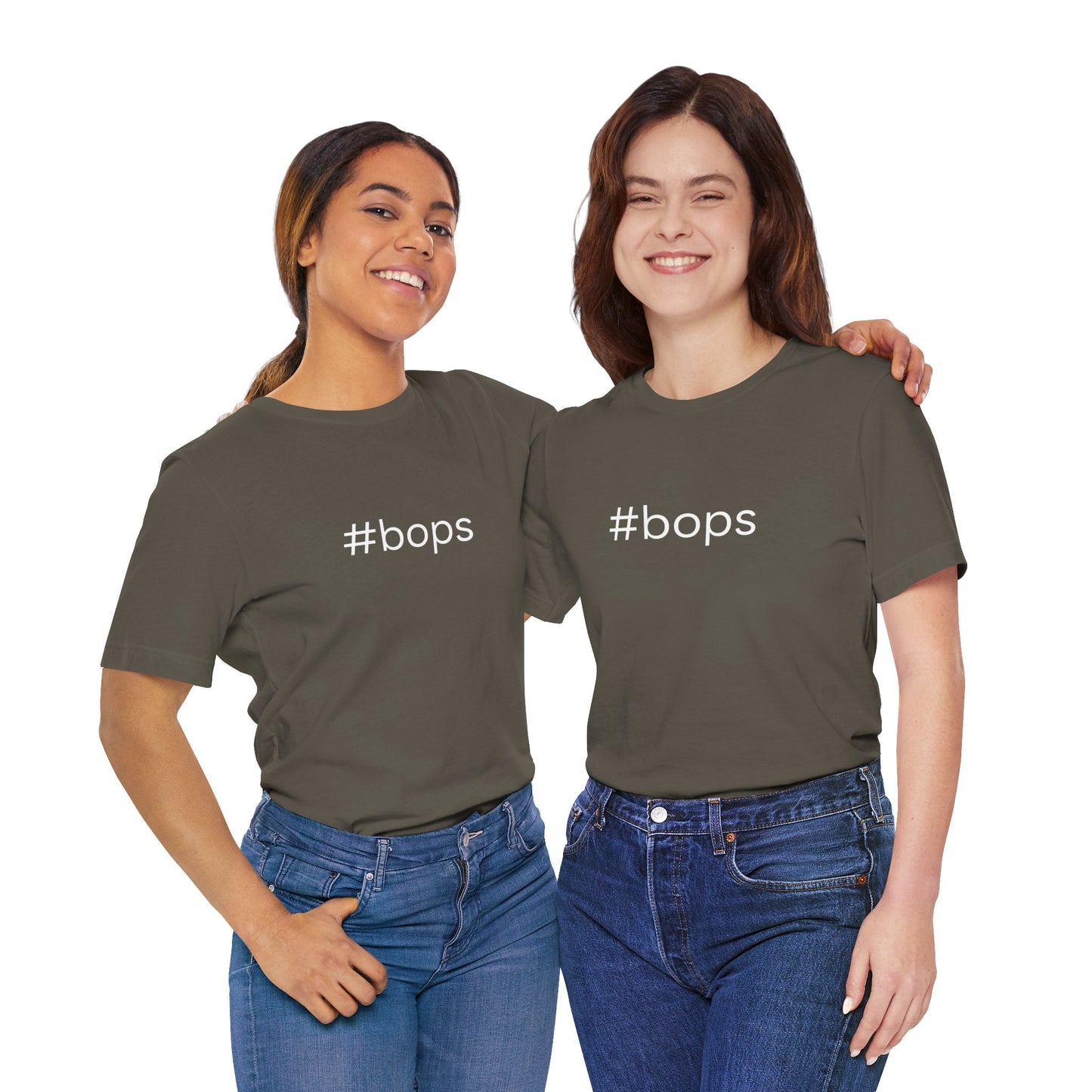 #bops Unisex High End Cotton Short Sleeve Tee