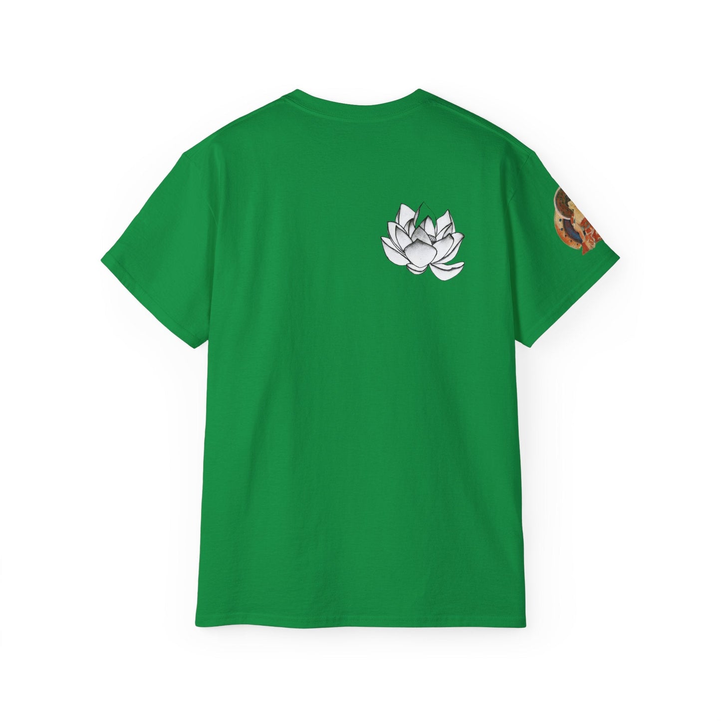 Fine Art Buddha Chalk Drawing Print Unisex Ultra Cotton Tee