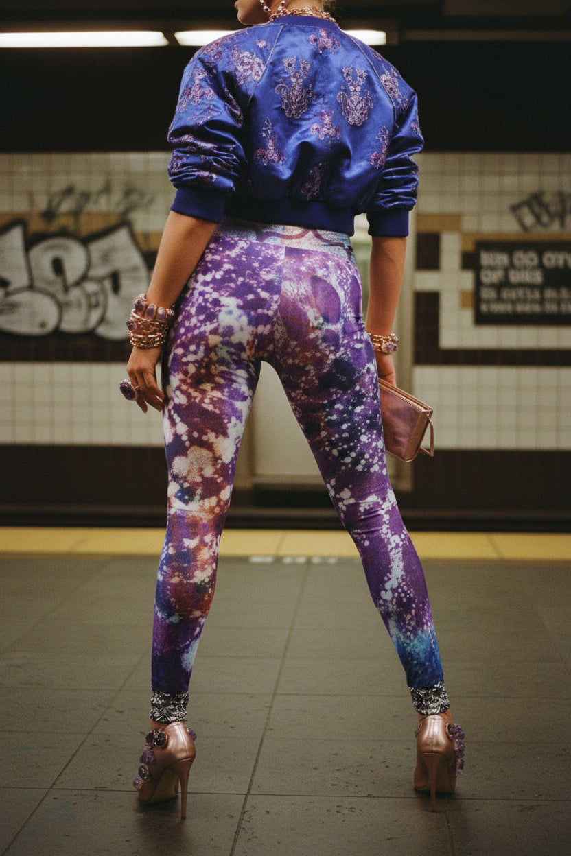 Mandala Tye Dye High Waisted Yoga Leggings