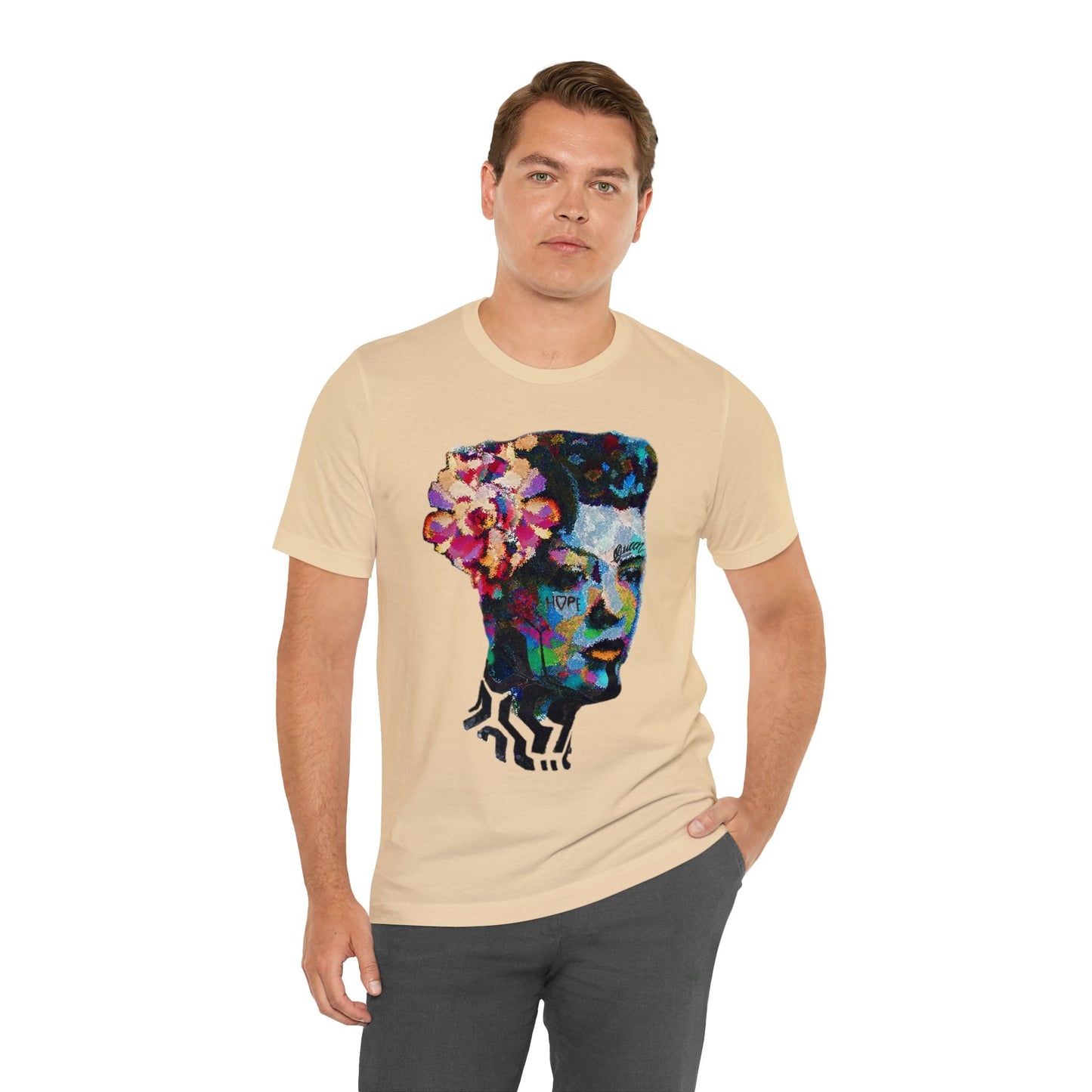 Billie Radical Unisex High End Cotton Short Sleeve Tee HUE+MAN Collective