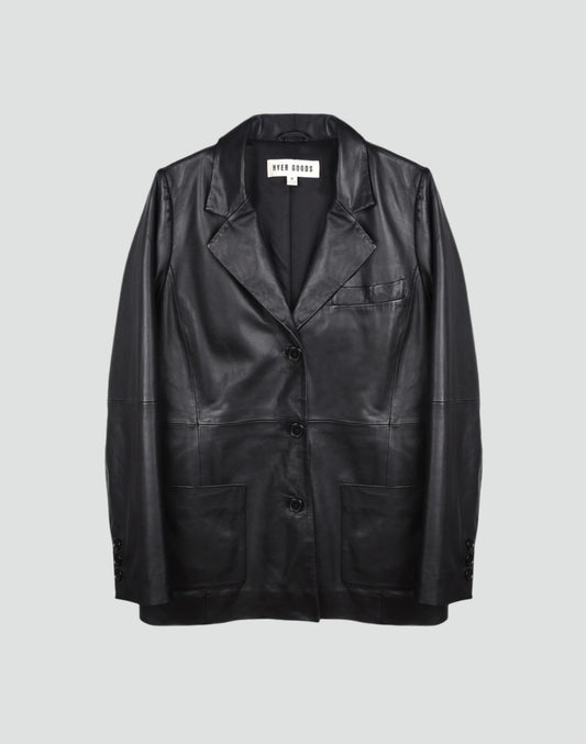 Deadstock Leather Blazer