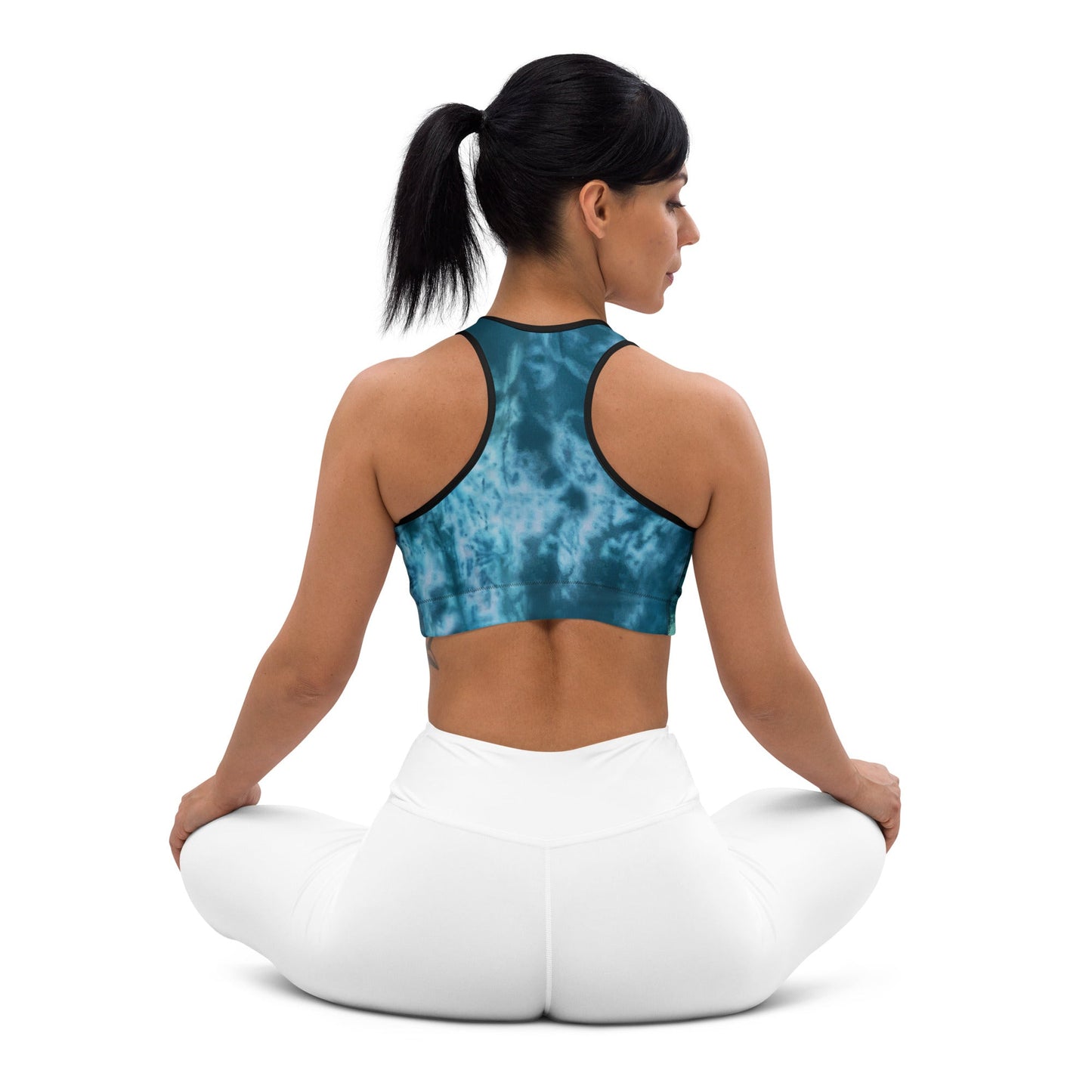 Aquatic Fantasy Mermaid Sports Bra