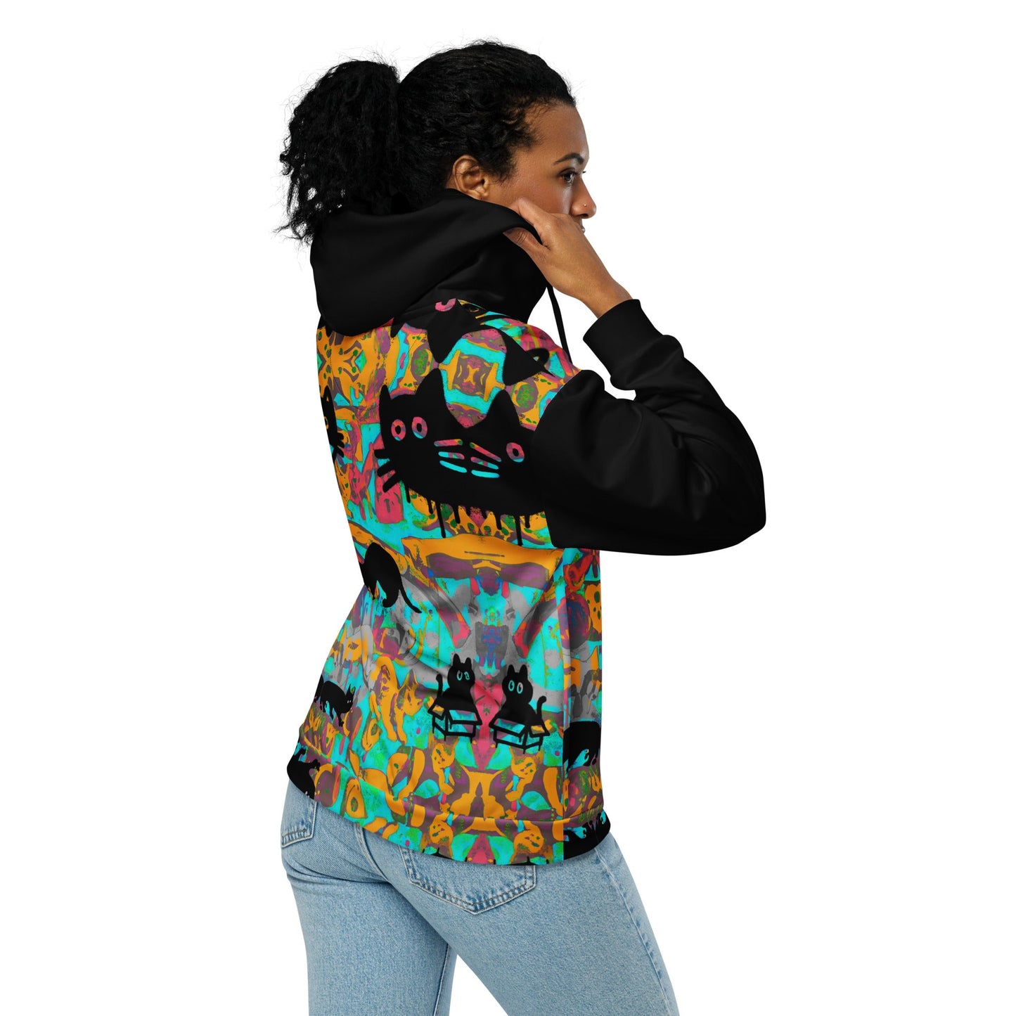 Only if you really LOVE CATS Unisex Zip Hoodie