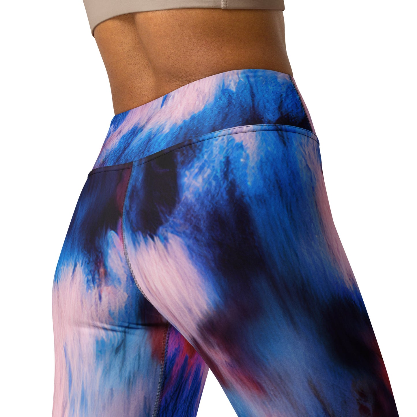 Shibori Rose High Waist Leggings