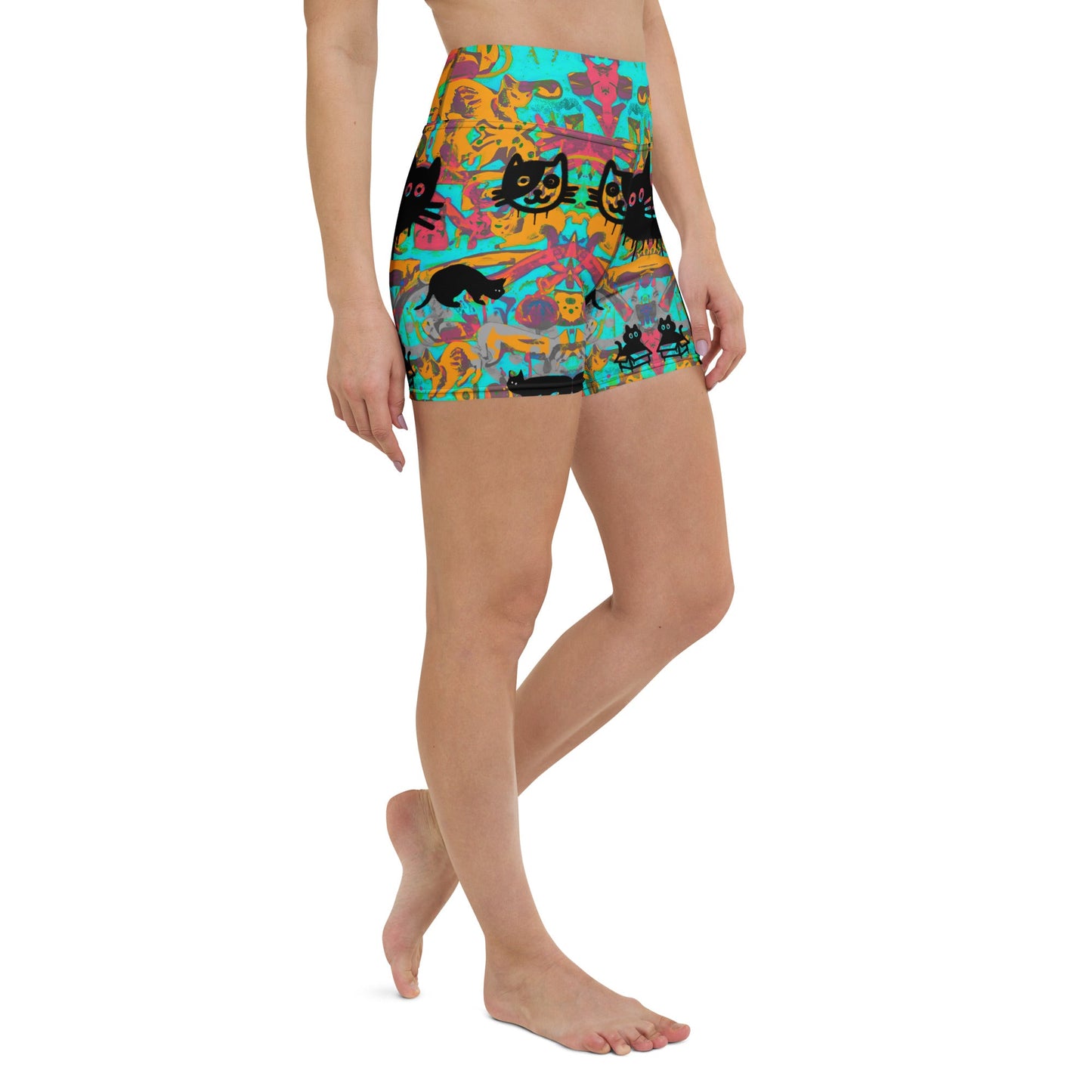 Only if you really LOVE CATS Yoga Shorts