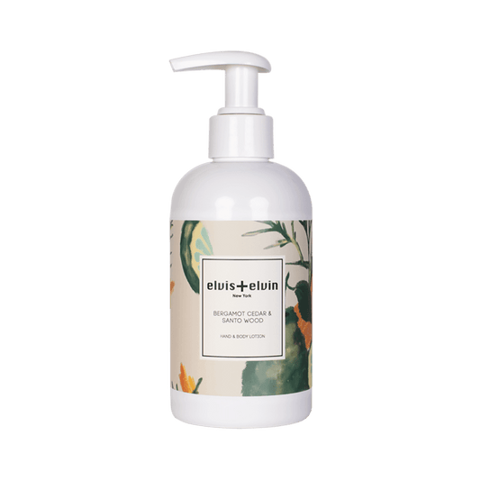 elvis+elvin Bergamot Cedar & Santo Wood Hand & Body Lotion