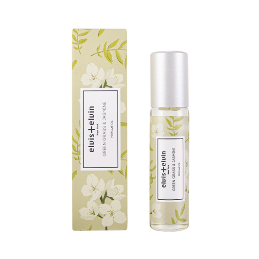 Green Grass & Jasmine Perfume Oil by elvis+elvin