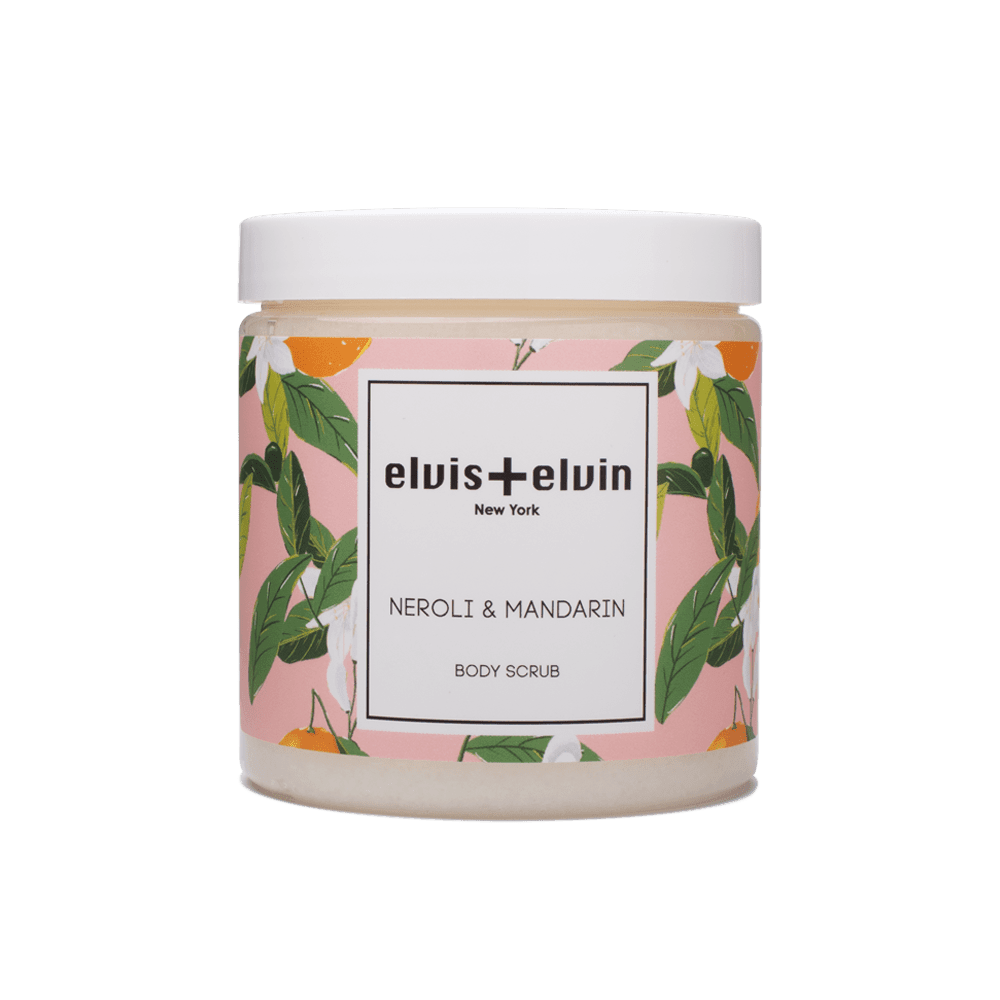 elvis+elvin Neroli & Mandarin Body Scrub with Dead Sea Salt 300ml