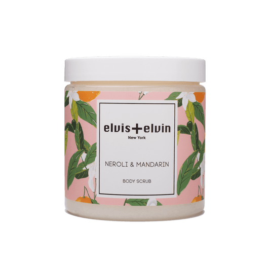 elvis+elvin Neroli & Mandarin Body Scrub with Dead Sea Salt 300ml